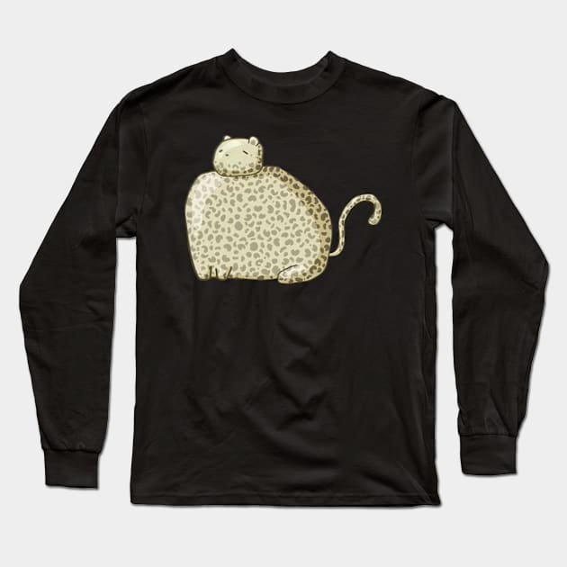 momy cheetah Long Sleeve T-Shirt by tamansafari prigen